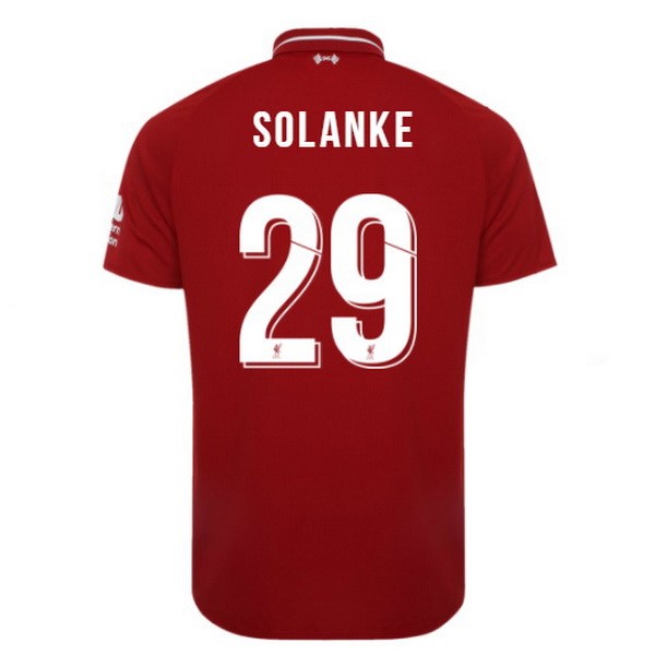 Camiseta Liverpool 1ª Solanke 2018-2019 Rojo